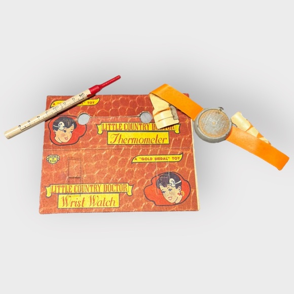 Vintage Little Country Doctor Toy Set by Transogram – Most Parts, Original Box - Picture 9 of 16